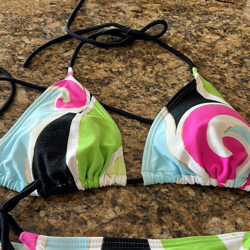Multi Colored Bikini Set - Picture 3 of 8